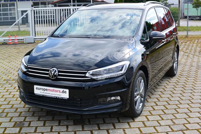 Volkswagen Touran - Edition PLUS 1.5 TSI 7-Sitzer AHK SOFORT VERF&Uuml;GBAR - IQ.LIGHT-LED el.Heckklappe EasyOpen Keyless 17''Alu ACC R&uuml;ckfahrkamera Parksensoren Air Care Climatronic Radio Ready 2 Discover DAB+ Bluetooth Winterpaket Sitzheizung App Anh&auml;ngevorrichtung REDUZIERT SOMMERAKTION