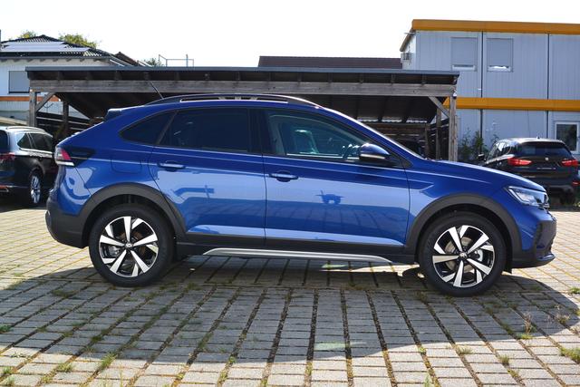 VW Taigo Blau Reef Blue Metallic 