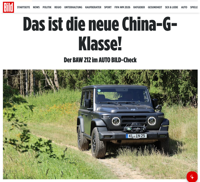 Bild.de berichtet über den BAW212