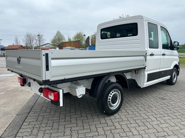 Volkswagen / Crafter Pritsche DoKa / Weiß / / / 35 2.0 TDI MR DSG / 5 J. Garantie