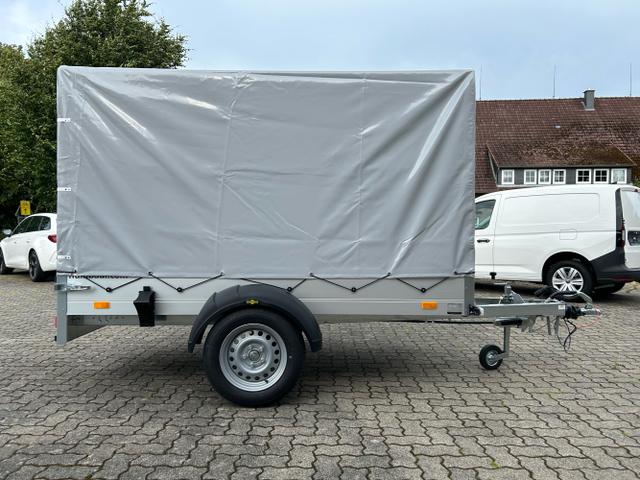 Humbaur / Einachsanhänger / / / / Startrailer H 132513 1,3t Kastenanhänger Hochspriegel und Plane 