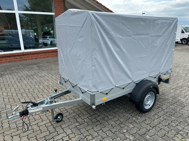 Humbaur Einachsanhänger - Startrailer H 132513 1,3t Kastenanhänger Hochspriegel und Plane
