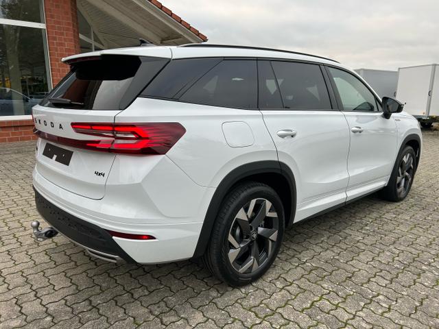 Skoda / Kodiaq / Weiß / / / Sportline 2.0 TDI DSG 4x4 / 7-Sitze AHK