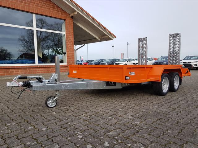 Saris Transporter MG 306 170 3500 2 / Magnum Explorer Baumaschinentransporter Orange 