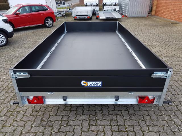 Saris Hochlader PL 406 204 2700 2 2,7t PKW Anhänger Black Edition 