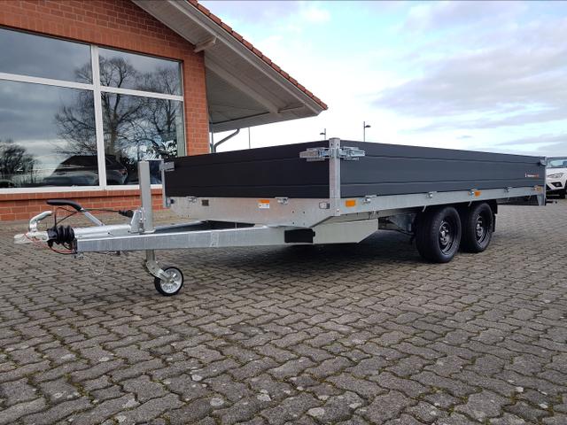 Saris Hochlader PL 406 204 2700 2 2,7t PKW Anhänger Black Edition 