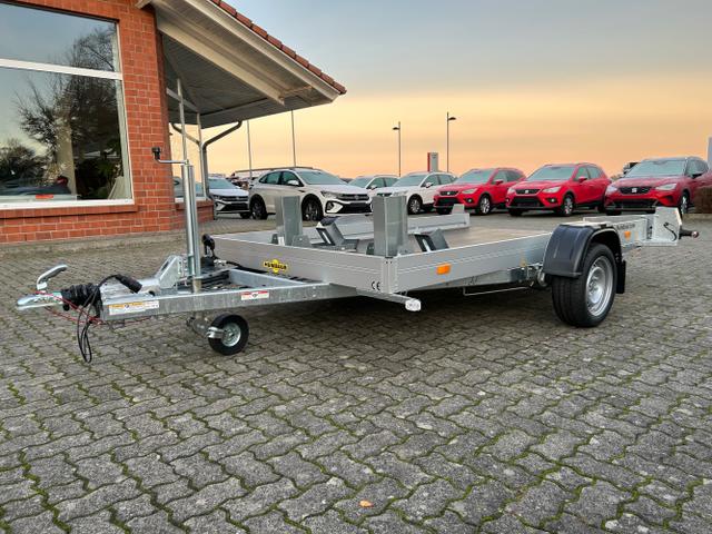 Humbaur / Motorradanhänger / / / / HKT 183117 S 1,8t absenkbar gebremst Radhalterung