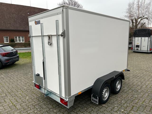 Saris / Kofferanhänger / / / / GO 306 154 180 2000 2 2,0t Kofferanhänger Heckrampe Auffahrklappe