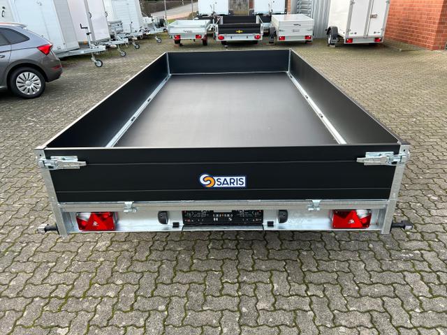 Saris / Hochlader / / / / PL 406 204 3500 2 3,5t Hochlader PKW Anh&auml;nger Black Edition Vorbereitung Auffahrschienen