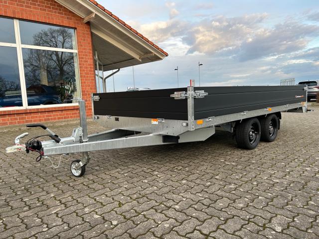 Saris / Hochlader / / / / PL 406 204 2700 2 2,7t Hochlader PKW Anhänger Black Edition Vorbereitung Auffahrschienen