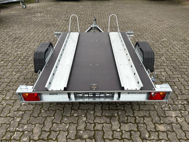 TEMA / Temared Moto / / / / 2 Premium 750kg Motorradtransporter 100km/h Siebdruckplatte
