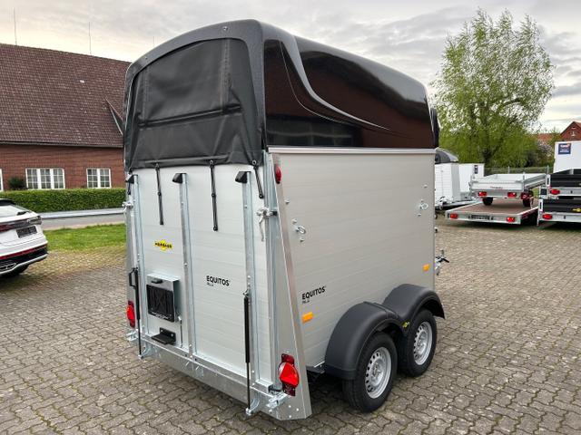 Humbaur / Pferdeanhänger / / / / Equitos Alu Black 2000 2,0t 100km/h Hecktür