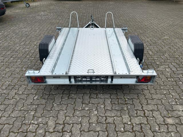 TEMA / Temared Moto / / / / 2 R Premium 750kg Motorradtransporter 100km/h Alubodenplatte