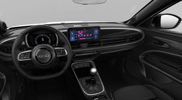 Fiat 600 Street Klimaaut. LED CarP PDC Keyl 18Z Black 