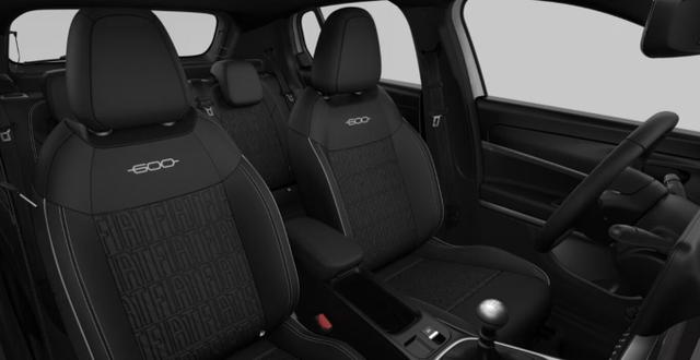 Fiat 600 Street Klimaaut. LED CarP PDC Keyl 18Z Black 