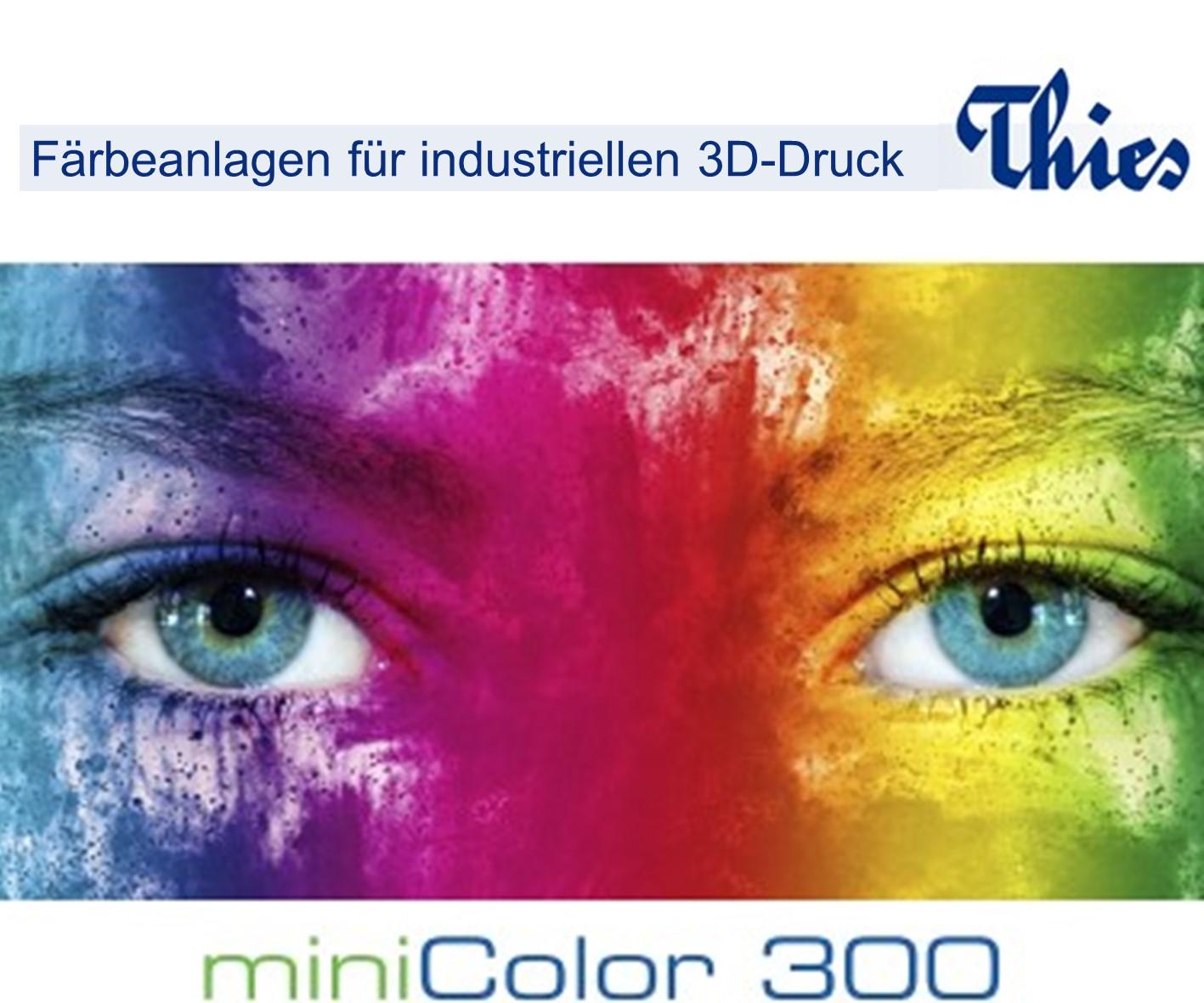 Thies Thies-Färbeanlagen Färben 3D-Färbeanlage Färben-von-Kunststoffteilen Dyeing 3D-Teile-färben