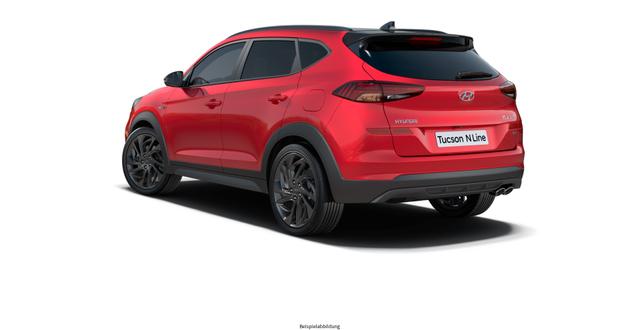 Hyundai Tucson N-LINE 1.6 D-136 s&s 7AT LED Leder Navi P.dach alu19 Ass.Pak R.Cam/Sens S.key shzg Prvcy 