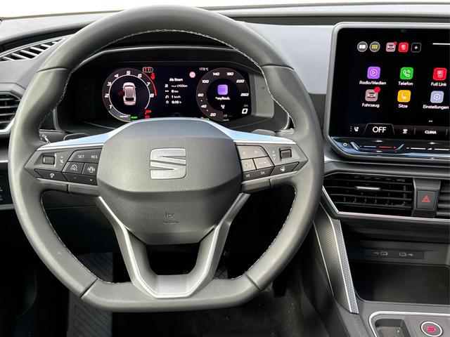 Seat / Leon Sportstourer / Grau / / / 1,5 eTSI DSG+ACC+LED+SHZ+CAM+Licht u. Sicht