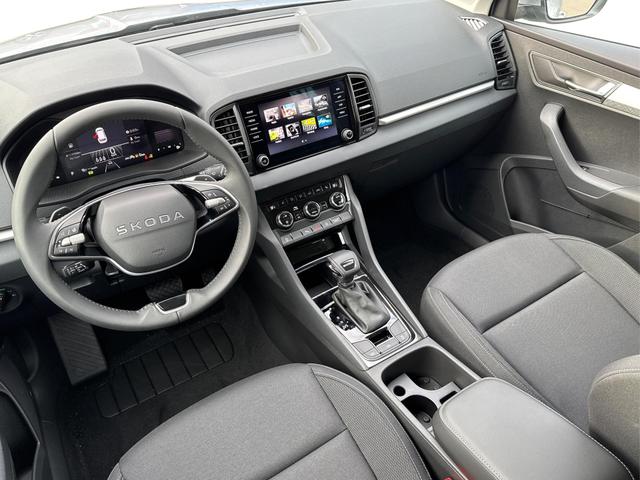 Skoda / Karoq / Silber / / / AHK+KAMERA+EL. HECKKL.+SHZ+ACC+KESSY+18''ALU