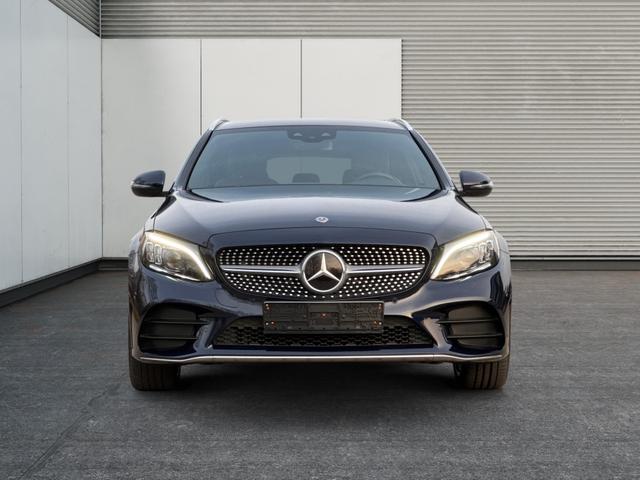 Mercedes-Benz / C-Klasse / Blau / / / C 300 T AMG-Line+LED+NAVI+KAMERA+19AMG-Felgen+el.HECK