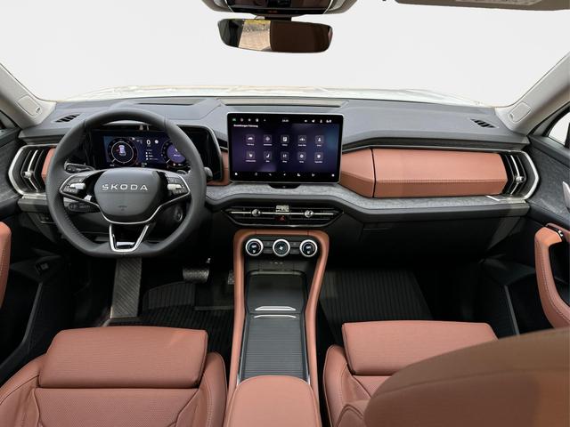 Skoda / Kodiaq / Wei&szlig; / / / LEDER+AHK+PANO+MATRIX+360 KAM+eHK+20 LM, Beispielbilder, ggf. teilweise mit Sonderausstattung