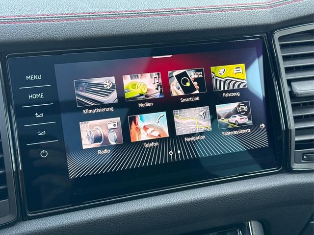 Skoda / Kodiaq / Grau / / / RS 4x4+AHK+PANO+LEDER+360&deg;KAM+7-Sitze