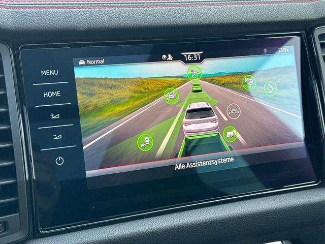 Skoda / Kodiaq / Grau / / / RS 4x4+AHK+PANO+LEDER+360&deg;KAM+7-Sitze
