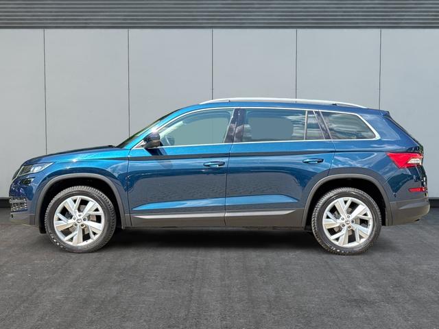 Skoda / Kodiaq / Blau / / / AHK+STANDHEIZUNG+ACC+19ALU+DAB