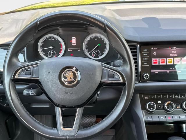 Skoda / Kodiaq / Blau / / / AHK+STANDHEIZUNG+ACC+19ALU+DAB