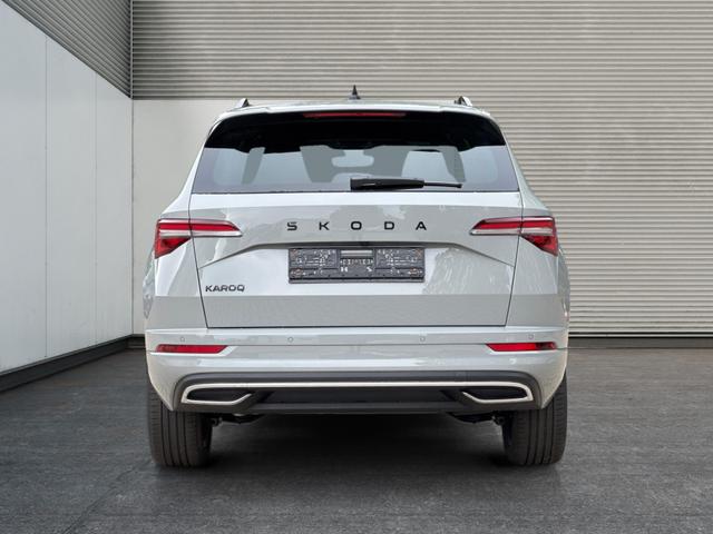 Skoda / Karoq / Grau / / / 1.5 TSI-DSG Sportline NAVI+360&deg;Kamera+ACC+KESSY+18'LM