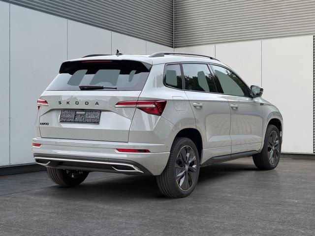 Skoda / Karoq / Grau / / / 1.5 TSI-DSG Sportline NAVI+360&deg;Kamera+ACC+KESSY+18'LM
