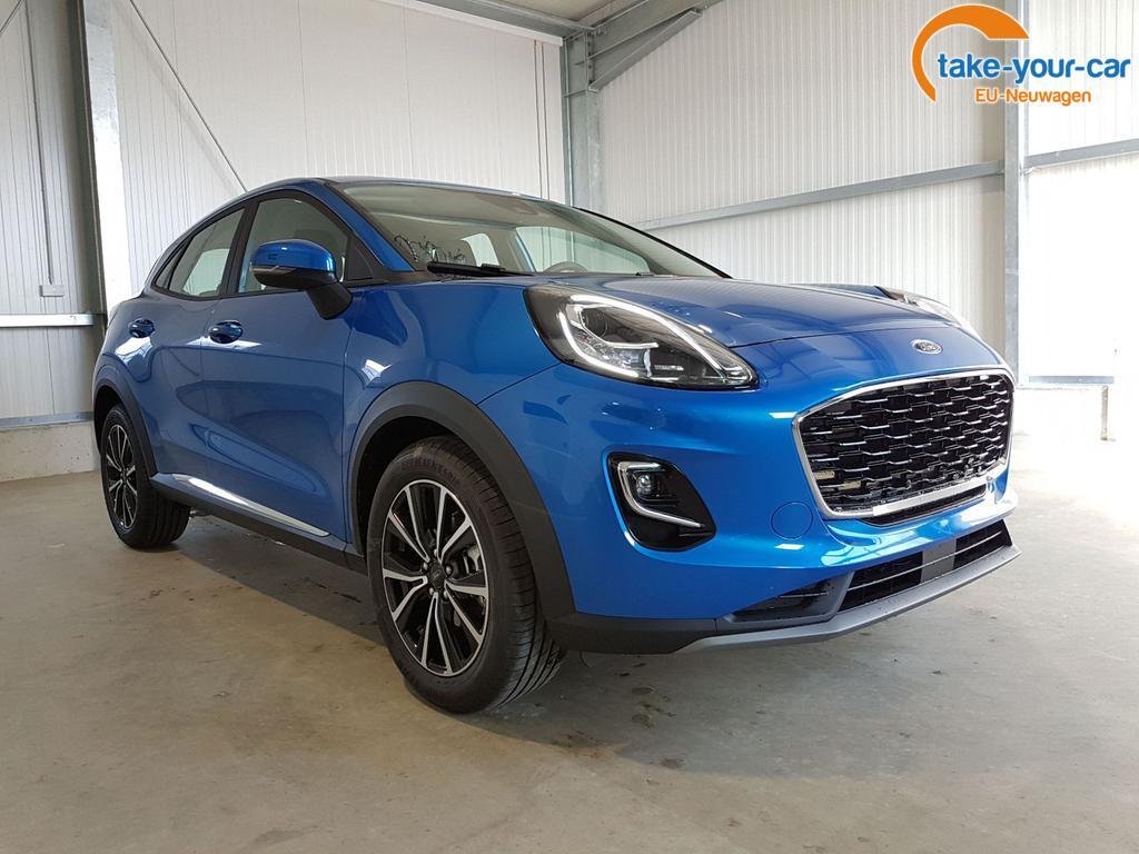 ford puma titanium blue