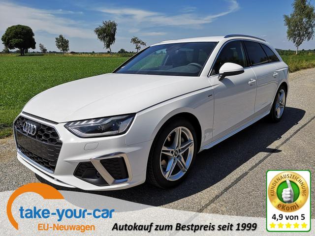Audi A4 Avant - 40 TDI S-Line S-Tronic Quattro Navi ACC AHK Vorlauffahrzeug