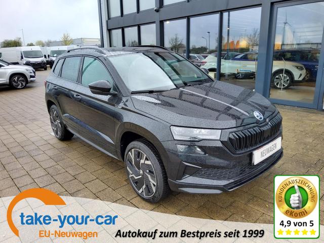 Skoda Karoq - Sportline 4x4 2.0 TSI DSG / Matrix AHK Vorlauffahrzeug