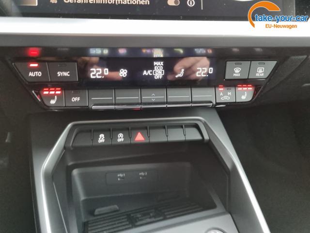 Audi A3 Sportback 30 TFSI 110PS LED-Scheinw. Klimaautomatik Sitzheizung Audi-Radio Bluetooth DAB+ Touchscreen Apple CarPlay Android Auto PDC Tempomat 16-LM 