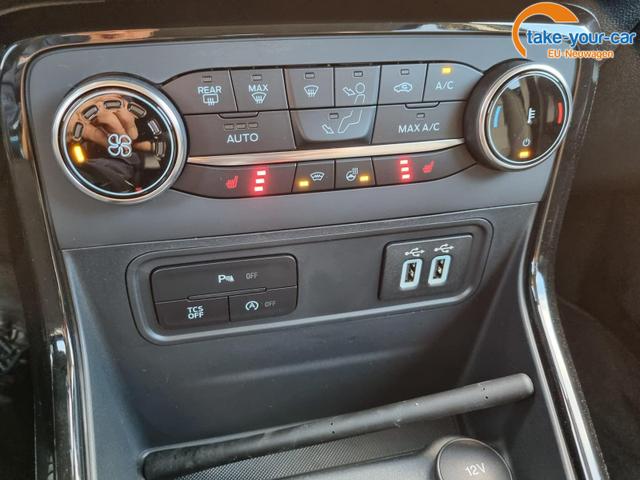 Ford EcoSport 1.0 EcoBoost 125PS Active Voll-Leder Klimaautomatik Sitzheizung Ford-Radio SYNC3 DAB+ Touchscreen Bluetooth Apple CarPlay Android Auto PDC v+h Rückf.Kamera Lenkradheizung Frontscheibe beheizb. 17"LM 
