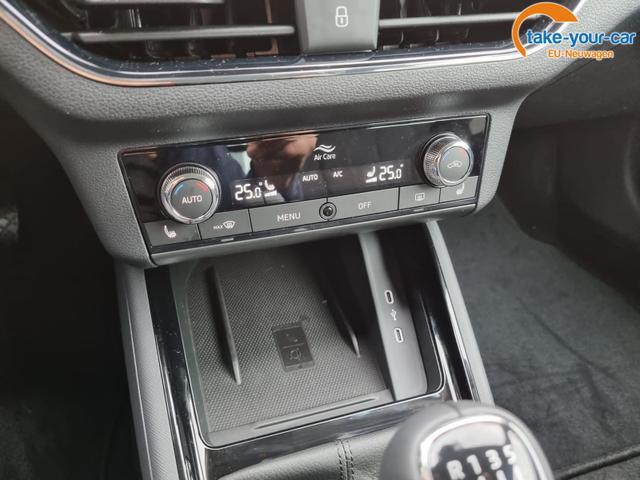 Skoda Kamiq 1.0 TSI 110PS Style Klimaautomatik Sitzheizung Lenkradheizung elekt.Heckklappe Apple CarPlay Android Auto PDC v+h Rückf.Kamera 2x Keyless 17-LM 