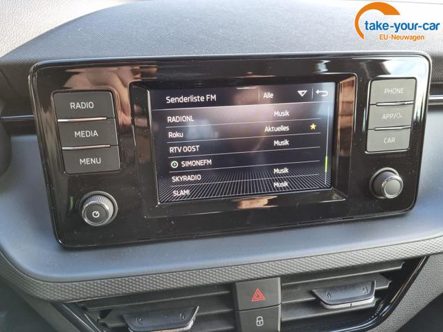 Skoda Kamiq 1.0 TSI 110PS Active Klima Radio Bluetooth DAB Touchscreen Apple CarPlay Android Auto PDC Tempomat 