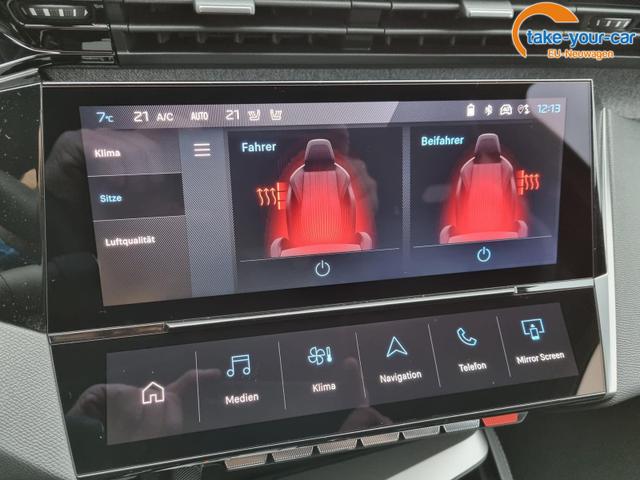 Peugeot 308 1.2 PureTech 130PS Automatik Allure 5-türig LED-Scheinw. Sitzheizung Teil-Leder Klimaautomatik Navi Touchscreen Bluetooth DAB Apple CarPlay Android Auto PDC v+h Rückf.Kamera 17-LM 