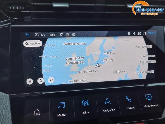 Peugeot 308 1.2 PureTech 130PS Automatik Allure 5-türig LED-Scheinw. Sitzheizung Teil-Leder Klimaautomatik Navi Touchscreen Bluetooth DAB Apple CarPlay Android Auto PDC v+h Rückf.Kamera 17-LM 