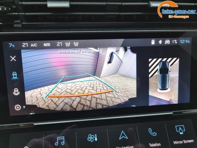 Peugeot 308 1.2 PureTech 130PS Automatik Allure 5-türig LED-Scheinw. Sitzheizung Teil-Leder Klimaautomatik Navi Touchscreen Bluetooth DAB Apple CarPlay Android Auto PDC v+h Rückf.Kamera 17-LM 