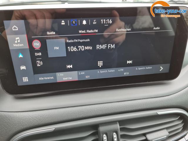 Fiat Tipo Kombi 1.0 100PS Klimaautomatik 17-LM Rückf.Kamera Fiat-Radio DAB Bluetooth Touchscreen Apple CarPlay Android Auto LED-Scheinw. 