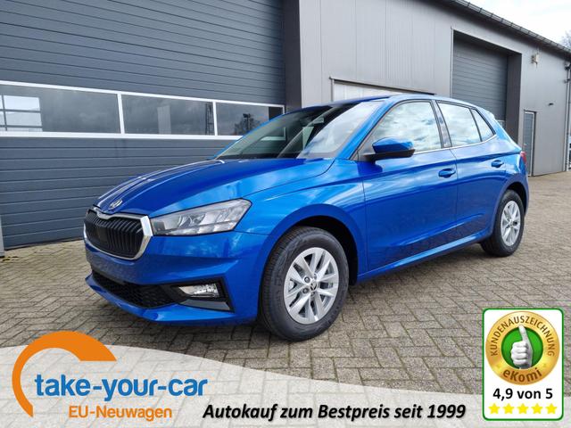 Skoda Fabia - 1.0 TSI 95PS Style 5-türig Rückf.Kamera Sitzheizung Klima Parksensoren Komfortsitze+Armlehne Skoda-Radio Apple CarPlay Android Auto Bluetooth Tempomat 15-LM Chromzierleisten am Seitenfenstern Vorlauffahrzeug
