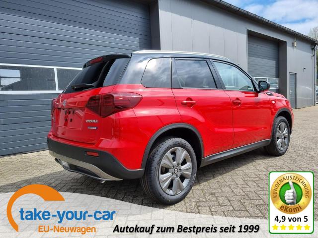 Suzuki Vitara - 1.4 129PS HYBRID ALLGRIP 4x4 Comfort Klimaautomatik Sitzheizung Rückf.Kamera AbstandsTempomat Suzuki-Radio Apple CarPlay Android Auto Touchscreen Bluetooth LED-Scheinw. Vorlauffahrzeug