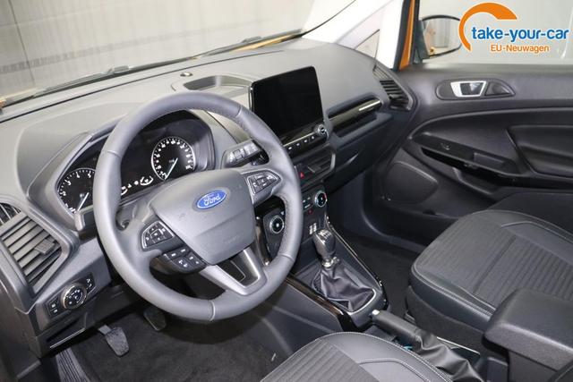 Ford EcoSport 1.0 EcoBoost Titanium 92kW 125PS Benzin		Sika-Gelb Metallic	Premium Polsterung Sensico in Leder-Optik / Stoff* in Anthrazit	