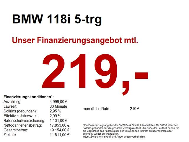 BMW 1er - 118i 5-tg. M-Sport LED/18 Zoll/Tempo/Shadow/SHZ/