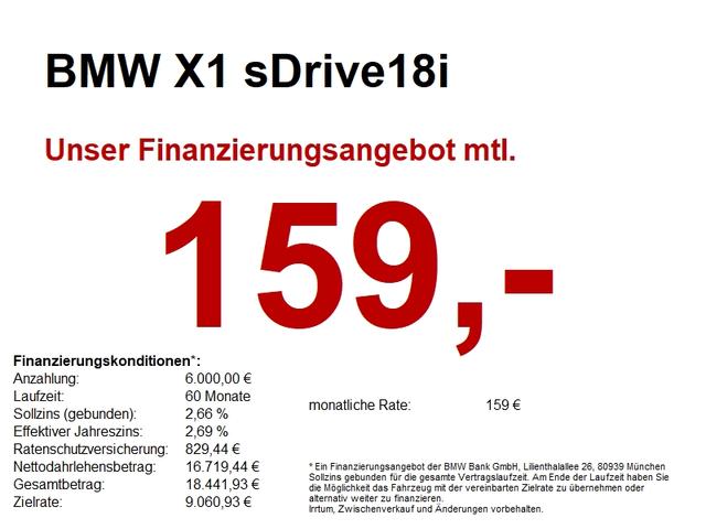 BMW X1 - sDrive18i Advantage Navi. AHK. PDC. SH.