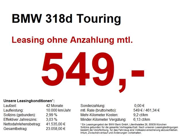 BMW 3er Touring 318d Luxury Line AUT..GLASDACH.AHK 