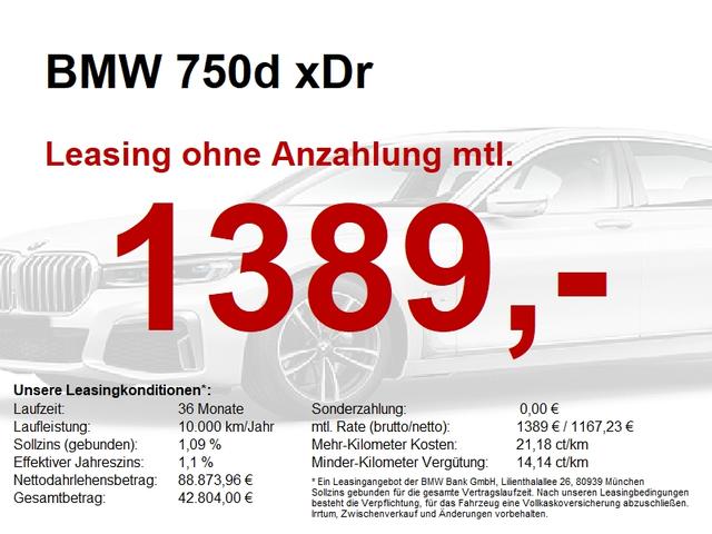 BMW 7er - 750d xDr M Sportpaket Standh ACC H&K Navi/TV