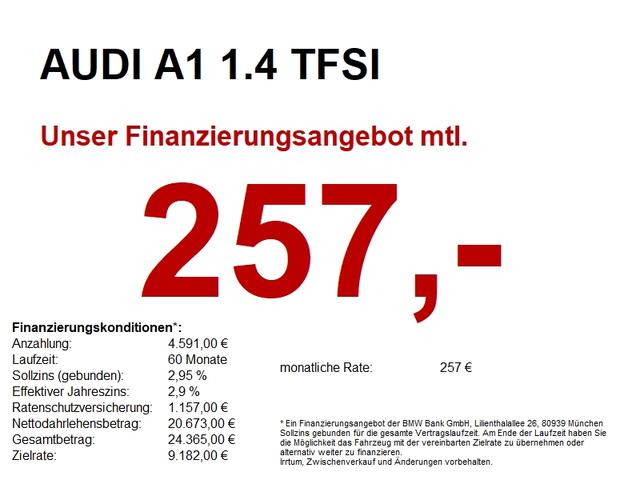 Audi A1 - 1.4 TFSI S-Line SPORTPAKET